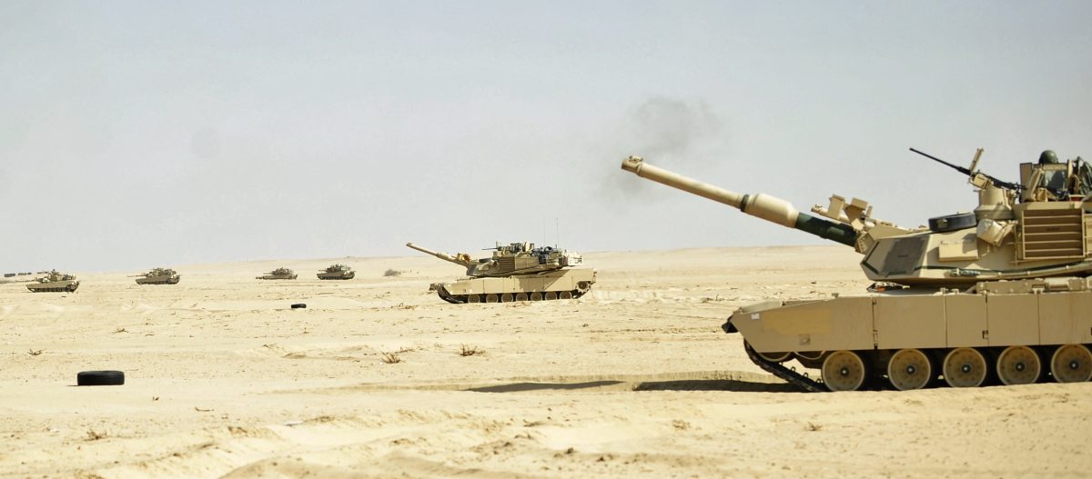 Tank maneuvers photo by US Army